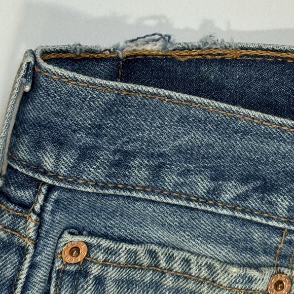 VTG Levi’s 501xx Button Fly Jean W38 L34 Distressed Denim Straight Leg Y2K 2000s - Picture 8 of 14